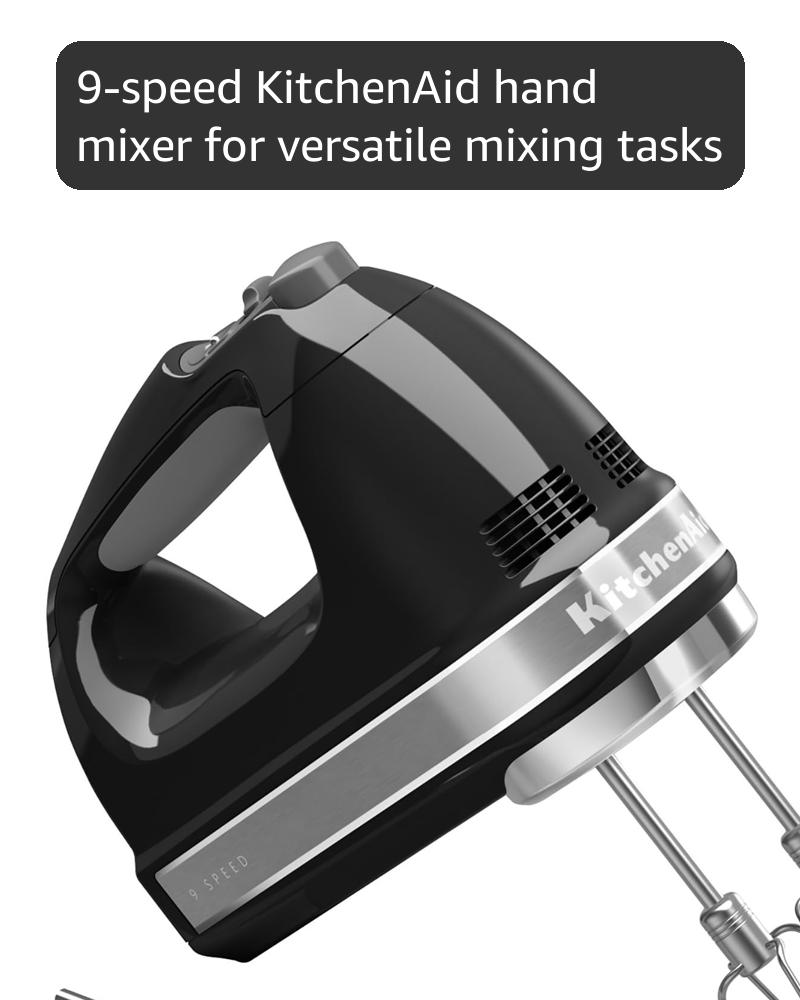 Amazon.com: KitchenAid 9-Speed Hand Mixer - KHM926, Onyx Black